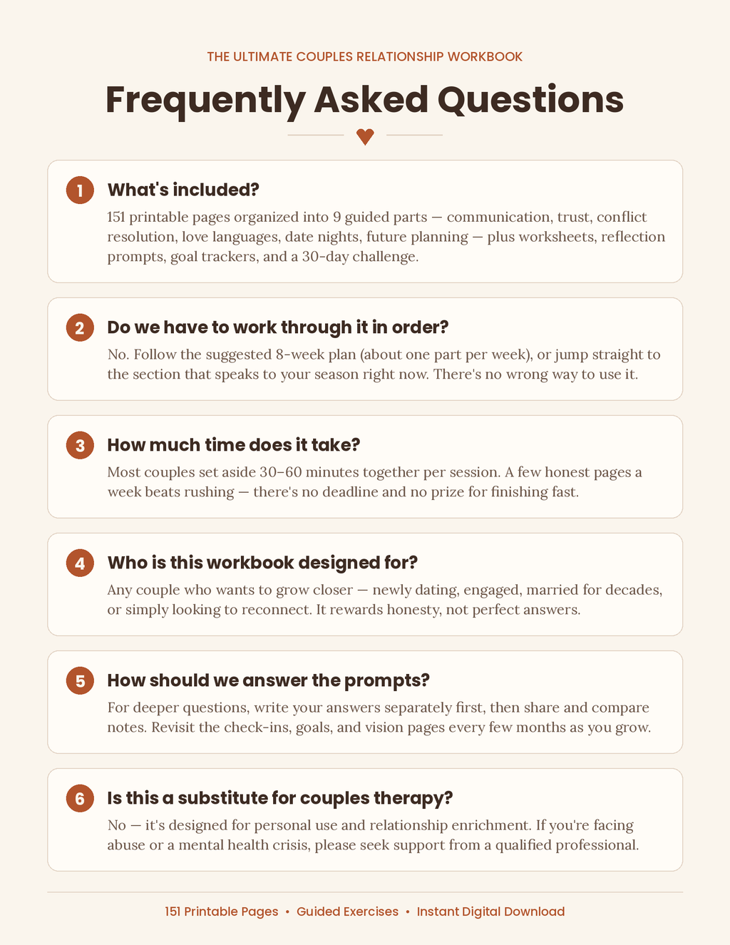 Ultimate Couples Relationship Workbook