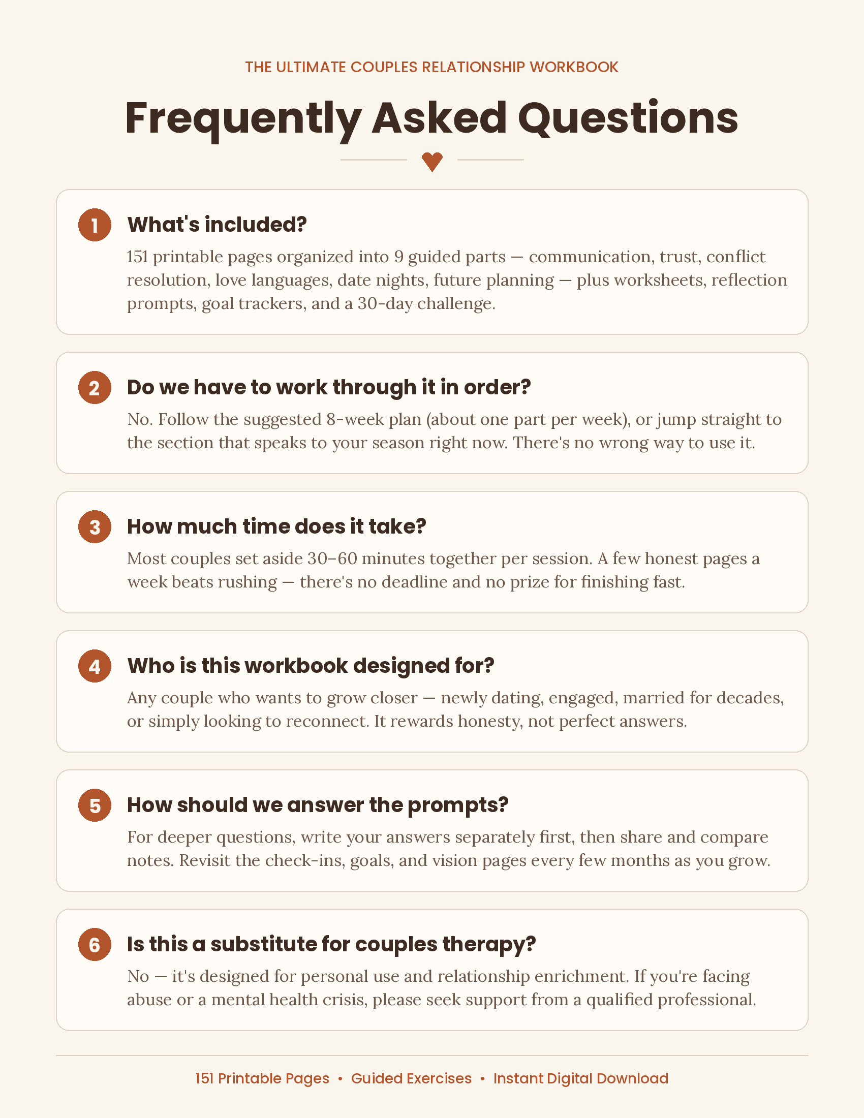 Ultimate Couples Relationship Workbook